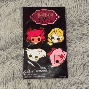 Hazbin Hotel Cutie Demons Set of 4 Enamel Pins